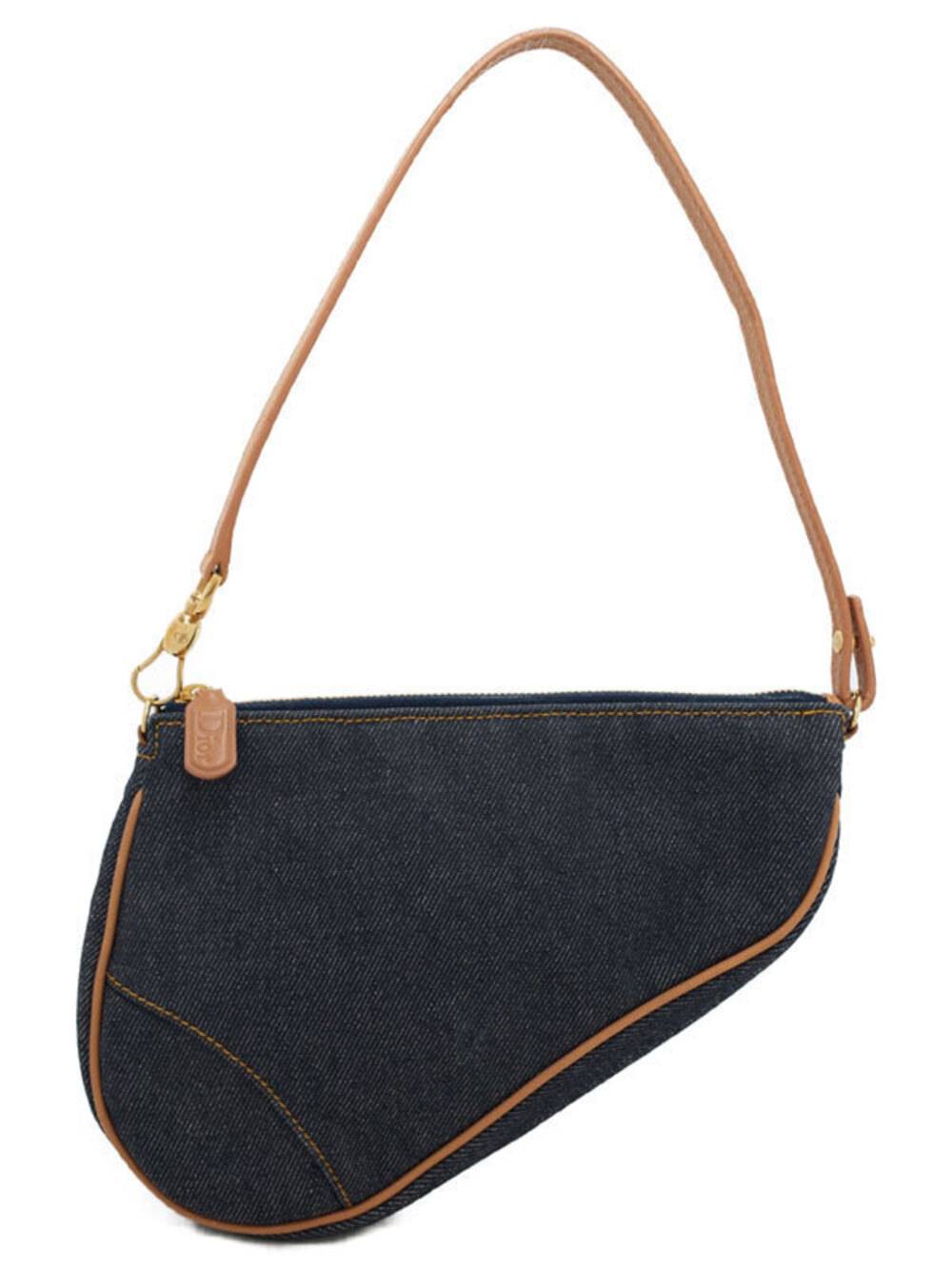 Christian Dior Saddle Pouch Clutch Handbag